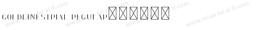 GoldLinesTrial Regular字体转换
